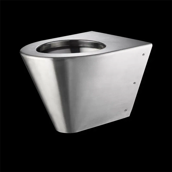 Toilet tal-ħajt tal-istainless steel mdendla